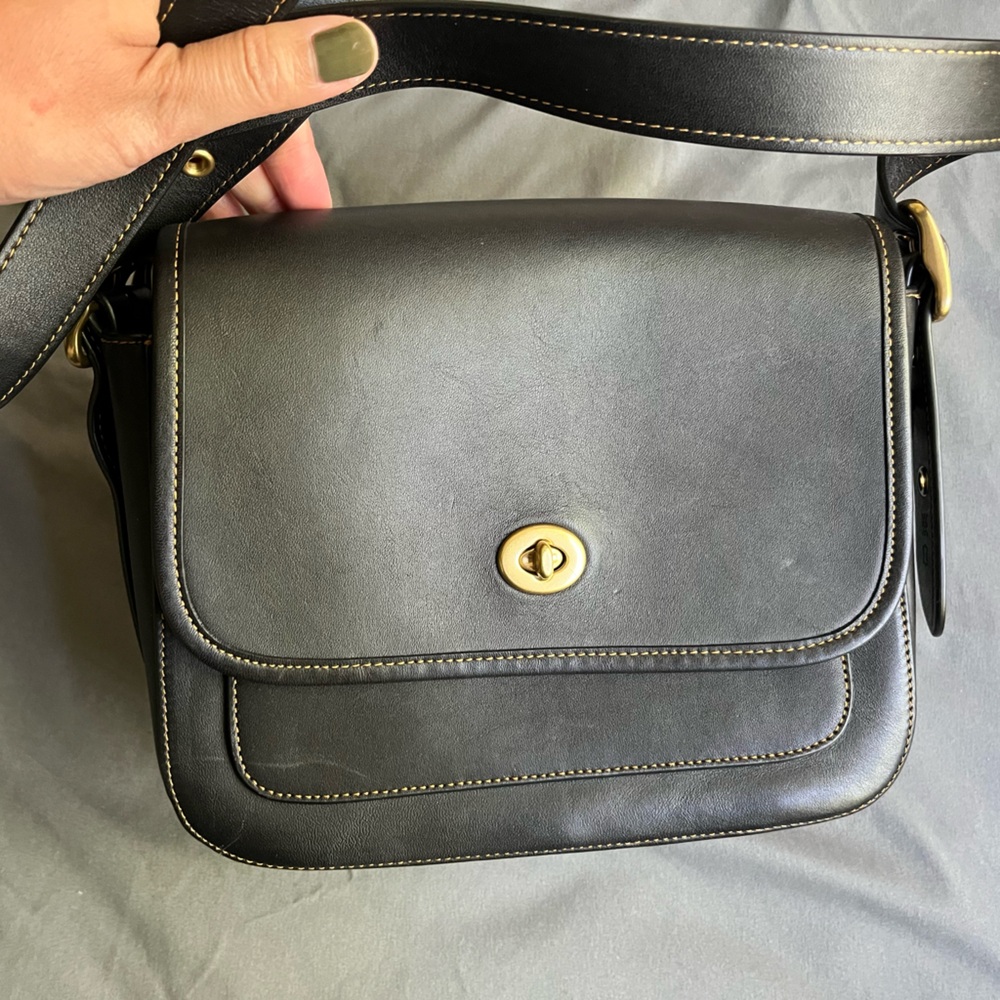 Coach Limited Edition Rambler: Black Glovetanned leather